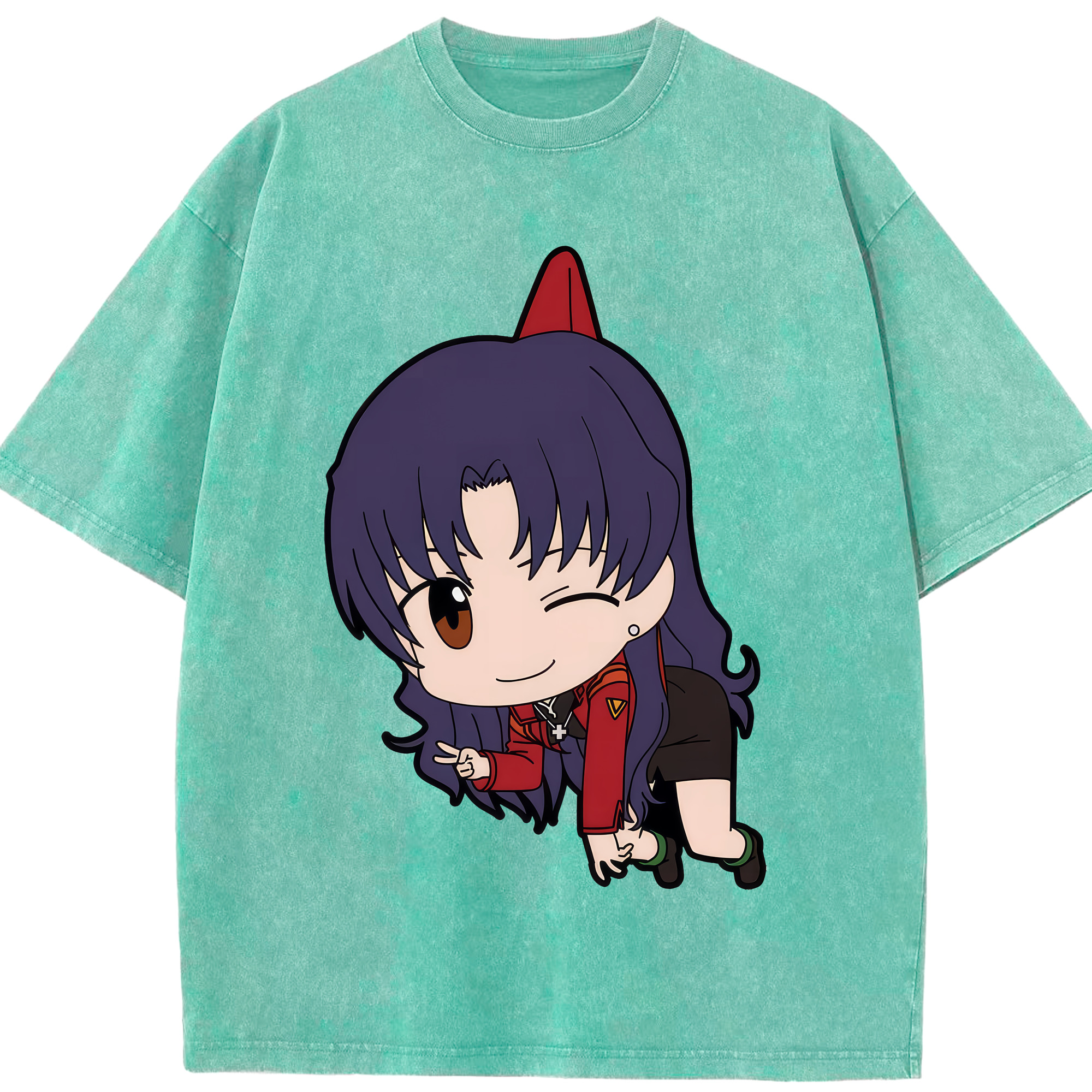 （画像用） EVA 新世紀エヴァンゲリオン 綿100% ヴィンテージ風 半袖Tシャツ（フロントプリント）